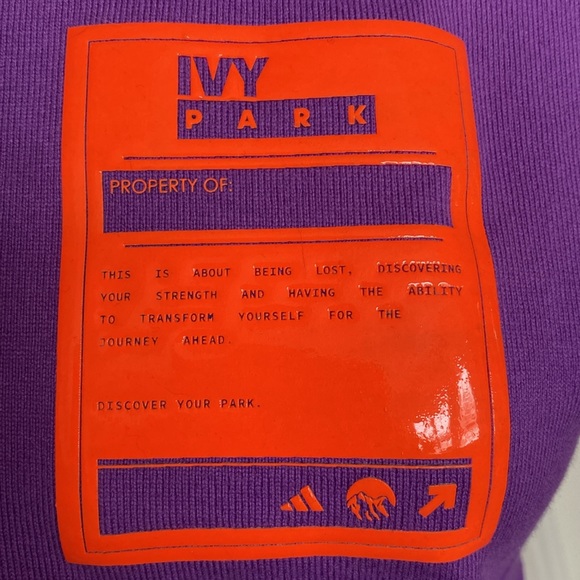 Ivy Park for adidas no gender athletic sweatshirt Size XS - Picture 15 of 17